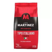 Cafe Martinez Molido Tostado Tipo Italiano Fuerte 250g