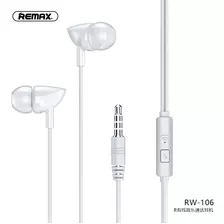 Auriculares Manos Libres Remax Rw-106 Con Micrófono