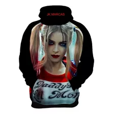 Blusa Frio Moletom Casaco Arlequina Coringa Palhaço Filme 32