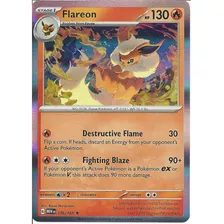 Flareon Holo Raro 151 Pokemon Tcg Original+10 Cartas