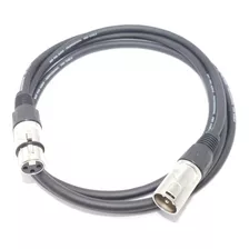 Cable Microfono Dmx 2.5 Metros Canon Canon Xlr 