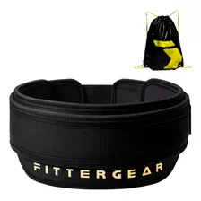 Cinturão Para Musculação Crossfit Fittergear + Bolsa Sacola