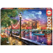 Rompecabezas Londres Al Atardecer Educa Puzzle 2000 Pzas