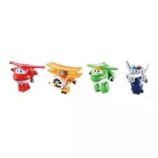 Super Wings - Paquete De Transform-a-bots 4 | Jett, Paul, Mi