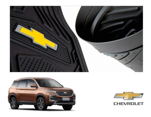 Tapetes Uso Rudo Logo Chevrolet Captiva 2021 A 2023 Original Foto 2