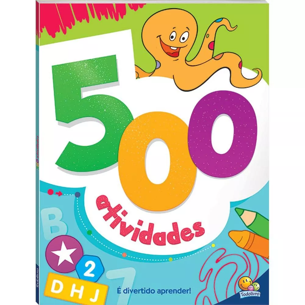 500 Atividades (verde), De Little Pearl Books. Editora Todolivro Distribuidora Ltda., Capa Mole Em Português, 2017