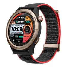 Reloj Smartwatch Amazfit Cheetah Pro (black Titanium) Color De La Caja Negro Color De La Correa Negro Color Del Bisel Plateado Diseño De La Correa Deportiva