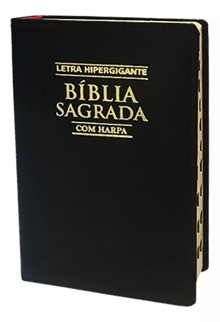 Bíblia C/harpa Letra Hipergigante Plus Luxo Promessas 14x21
