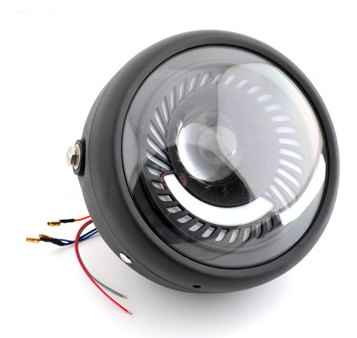 Proyector De Luz De Faro Led 6.5 Para Cafe Racer Bobber Foto 10