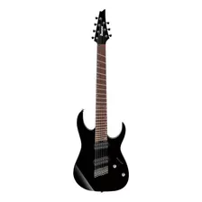 Guitarra Elétrica Ibanez Rg Standard Rgms7 De Nyatoh Black Com Diapasão De Jatobá