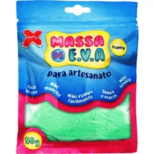 Massa De Eva Para Modelar Make+ Pacote 50g Cor Verde-claro