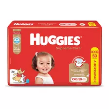 Pañales Huggies Supreme Care Cuidado Superior Xxg X 50 Uni Género Sin Género Tamaño Extra Extra Grande (xxg)