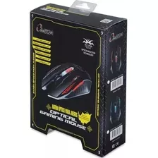 Mouse Gamer Omega 2400dpi Rgb Led 6 Botones Retroiluminado