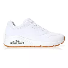 Tênis Feminino Uno - Stand On Air 73690 Skechers Cor Branco Desenho Do Tecido Liso Tamanho 38 Br