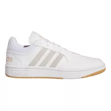 Tenis adidas Hombre Caballero Casual Blanco Hoops 3 0