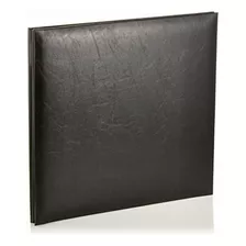 Pioneer - Álbum Piel Sintética, 30,5 X 30,5 Cm, Negro Liso