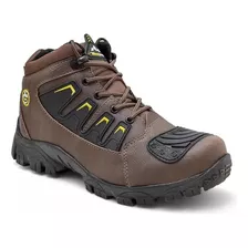 Bota Coturno Masculina Trilha Adventure Marrom