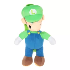 Mochila Luigi Peluche Infantil De Viaje Para Niño Color Verde