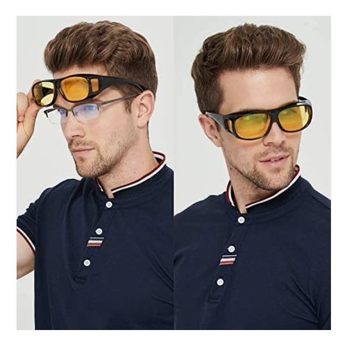 Gafas De Sol Envolventes Con Pinzas Para Proteccin Uv Foto 6