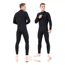  3mm Roupa De Mergulho Neoprene Com Zíper Frontal Masculino