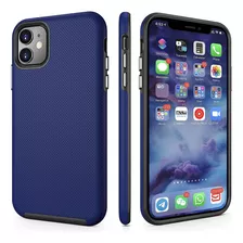 Funda Para iPhone 11 6.1 Reforzada Admite Qi - Azul Marino