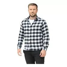 Camisa Flanela Xadrez Masculina - Manga Longa