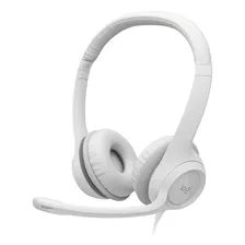 Headset Logitech H390 Usb Controle De Volume Mute Branco