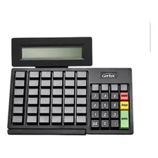 Teclado Gertec Tec 55 Com Display Usb Preto