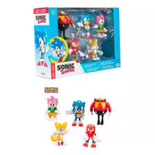 Figura De Acción Sonic Y Sus Amigos Set Original 
