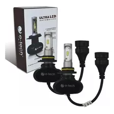 Kit 4 Lâmpada Ultra Led Super Farol Alto Baixo + Milha 7800l