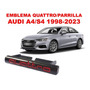 Emblema Quattro/parrilla Audi Q3/sq3 2011-2023 Crom/rojo