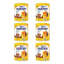 Nutren Kids Fórmula Infantil Nestlé Chocolate 350g Kit 6 Un