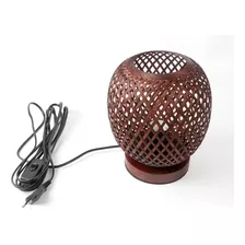 Bamboo Rattan Table Lamp Bedside Ambient Lighting