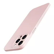 Funda Para iPhone 13 Pro Max De Color Rosado Ligera