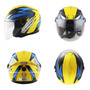 Casco Semi Integral Edge Helmets Evo Certificado Dot Moto