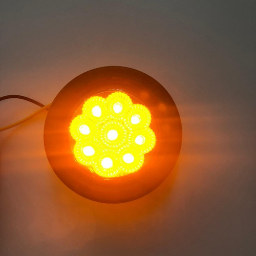 Plafon 2  De 9 Led Alta Intensidad Para Camin Con Hule  Foto 4