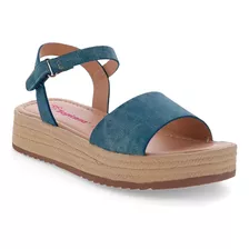 Sandalia Para Niña Color Azul Tropicana (15.0 - 23.5)