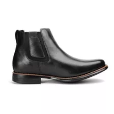 Botina Masculina Chelsea Boots Em Couro Legitimo Luxo Cat