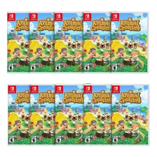 Combo Com 10 Animal Crossing New Horizons Switch Fisico