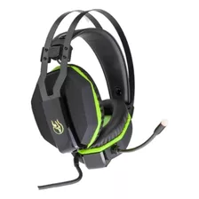 Headset Gamer Kross Aros 7.1 Usb Ke-hs200 Preto E Verde