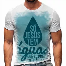 Camiseta Deus Jesus Salvador Bíblia Gospel Jovens 3 A