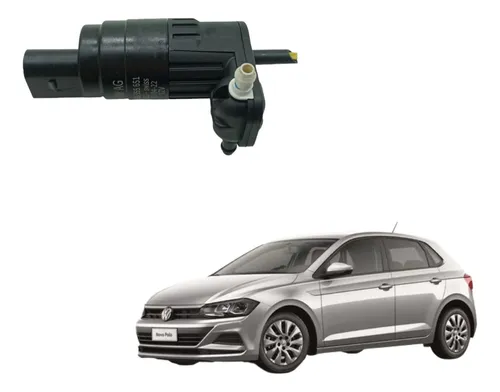 Bomba Motor Esguicho Parabrisa Vw Polo Tsi 2018 2023 Usado 1