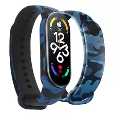 Correa Banda Camuflado Para Xiaomi Mi Band 5, 6, M5, M6