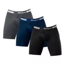 Kit 3 Cuecas Box Anti Assadura Shorts Esportes Academia 