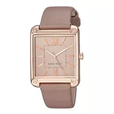 Reloj Nine West Nw / 2116tprg Rose Con Correa De Color Dorad