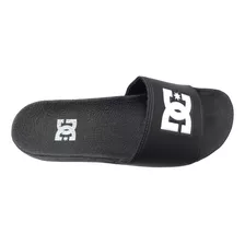 Ojota Dc Shoes Modelo Must Slide Negro Blanco Exclusiva