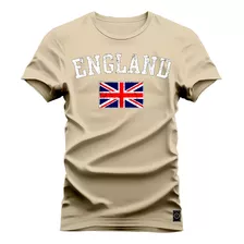 Camiseta T-shirt Confortável Estampada Englad