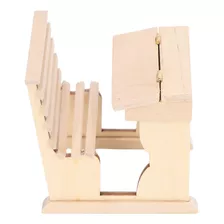 Silla De Escritorio Escolar Tiny Wood 1:12, Casa De Muñecas