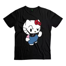 Polera Hello Kitty Lentes Top Hombre Mujer Algodón Calidad