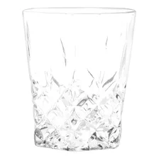 Cristar 6 Vasos Vidrio Diamante Economicos Elegantes 296 Ml